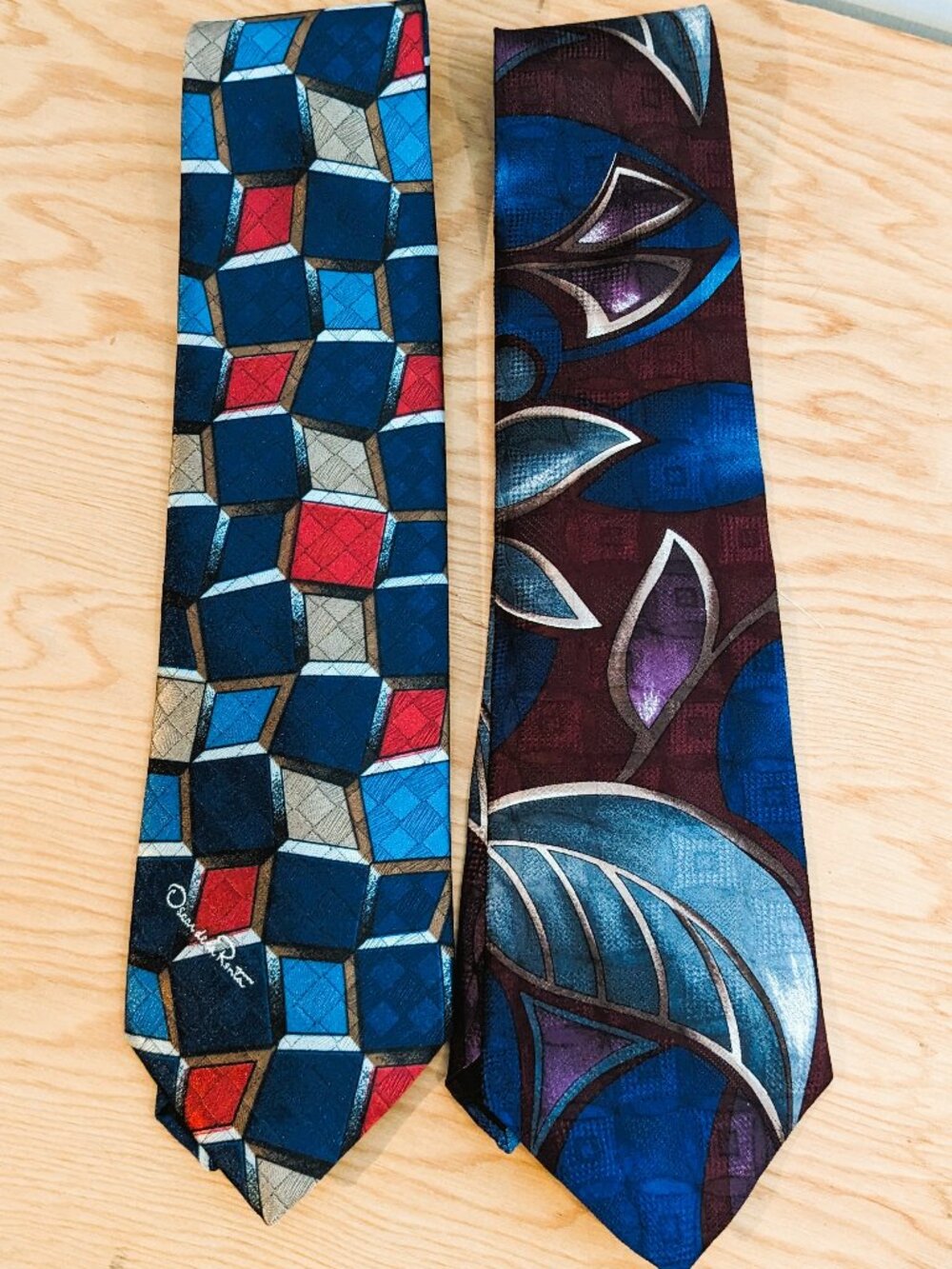 Oscar de la Renta Ties - Set of 2